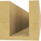 Ekena Millwork 4in. W x 4in. H x 32in. L Clemmons Woodgrain TimberThane Rafter Tail, Primed Tan RFTUR04X04X32CLERCPR - alternate 2
